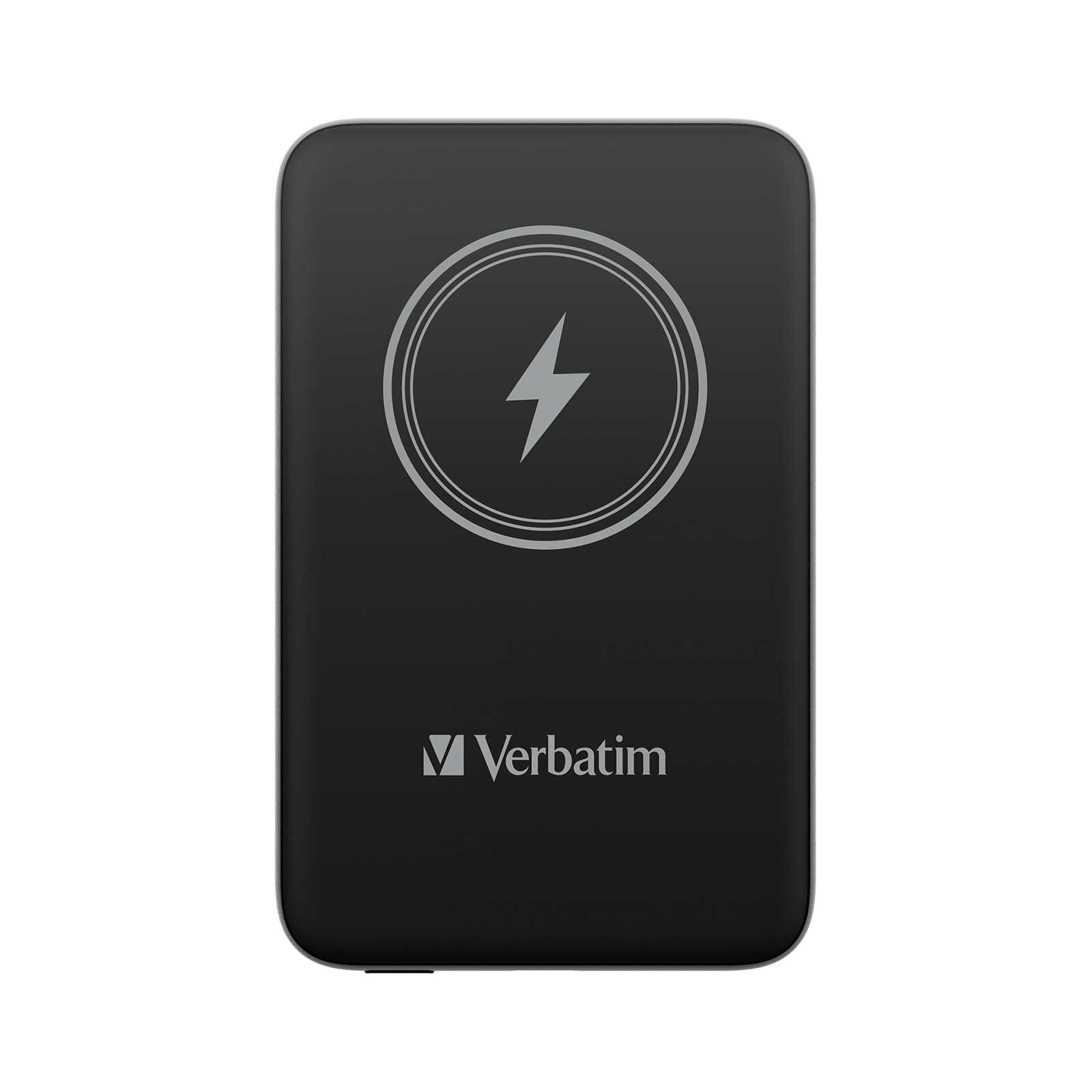 External battery Verbatim Charge 'n' Go, magnetic, 10000 mAh, USB Type-C, black