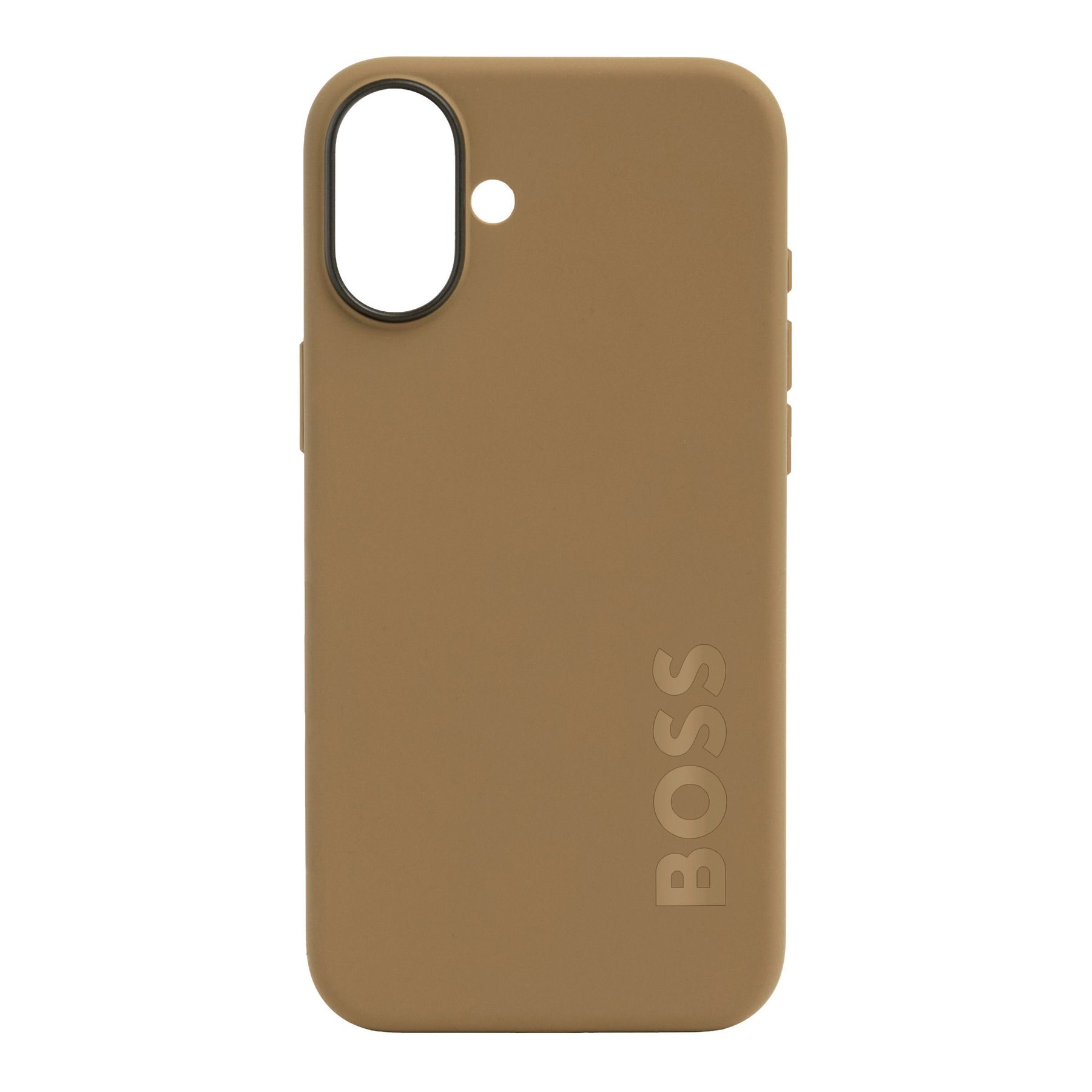 Hugo Boss Phone case, for iPhone 16 Plus, caramel