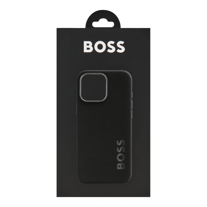 Hugo Boss Калъф за телефон, за iPhone 16 Pro Max, черен