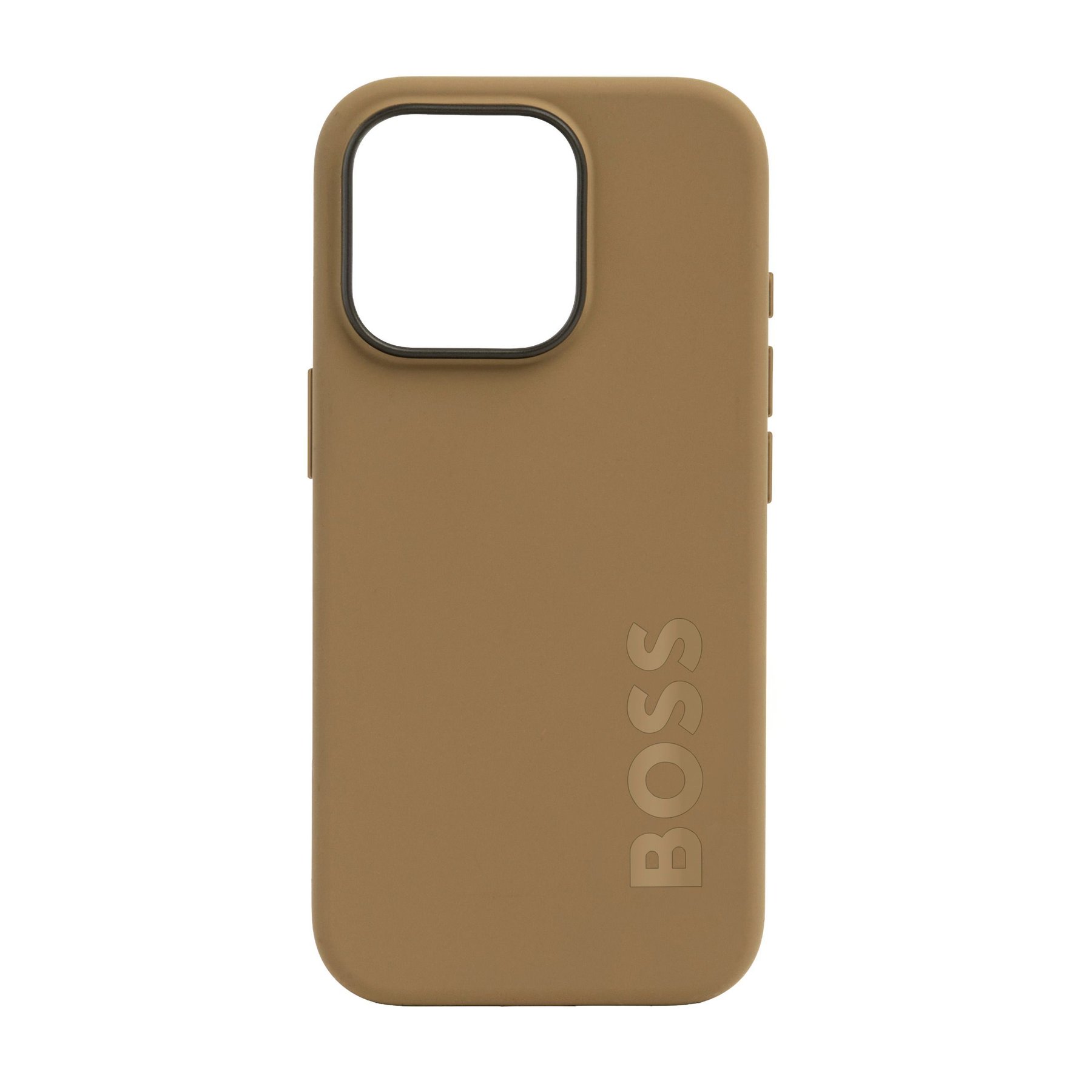 Hugo Boss Phone case, for iPhone 16 Pro, caramel