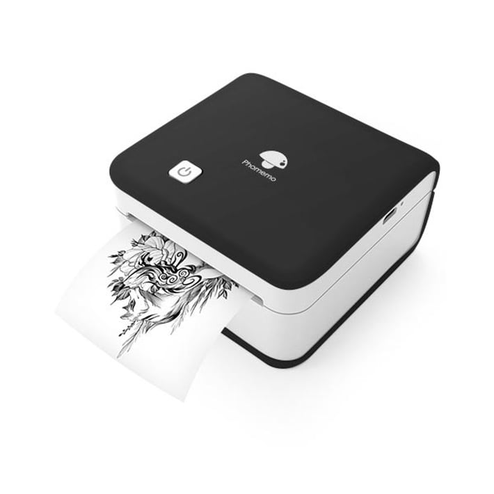 Принтер Phomemo M02 PRO-BK, преносим, мини, без мастило, максимална широчина на етикета 53 mm, черен