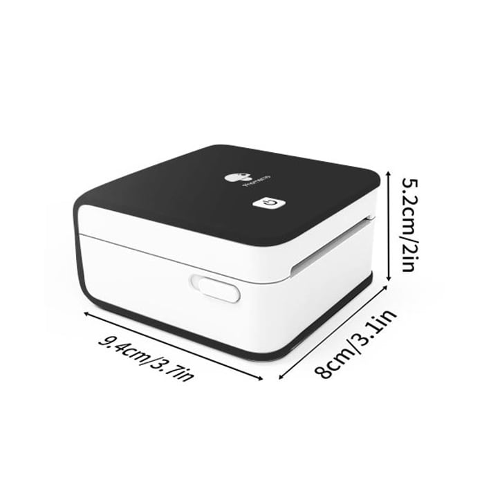 Принтер Phomemo M02 PRO-BK, преносим, мини, без мастило, максимална широчина на етикета 53 mm, черен