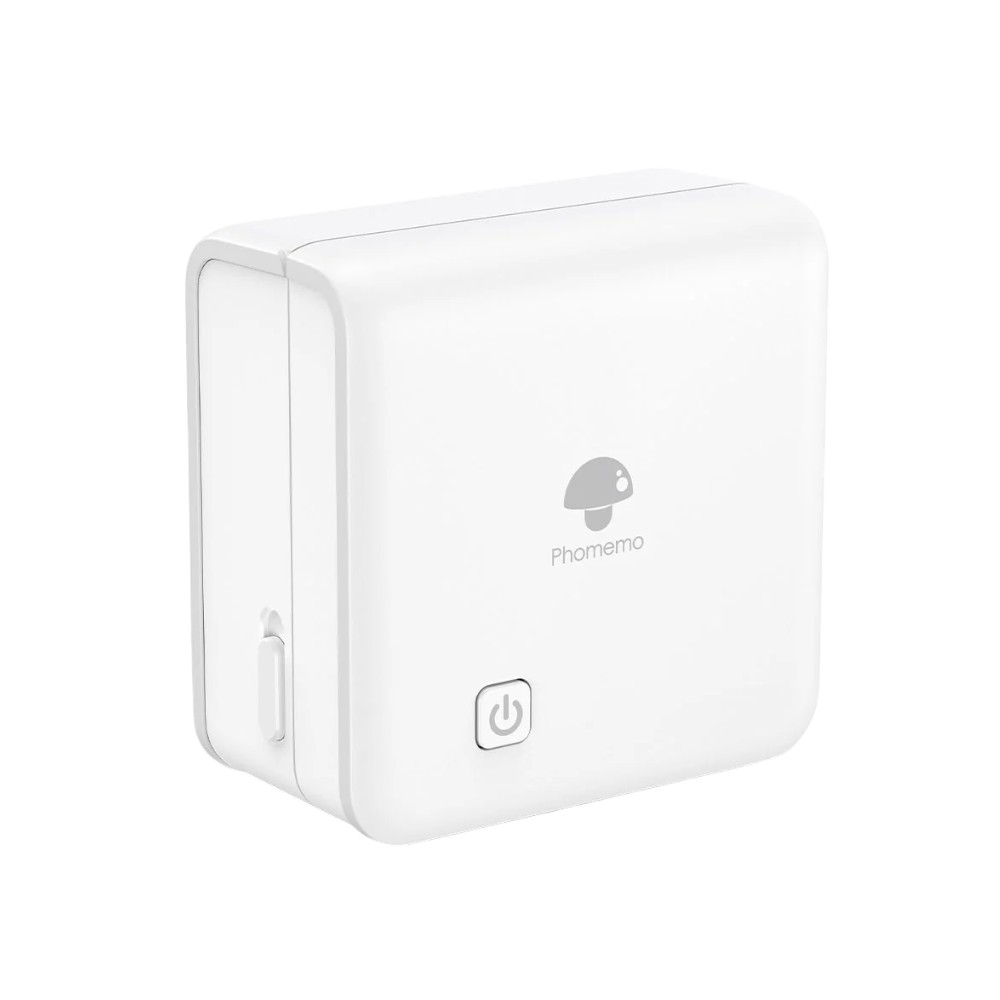Printer Phomemo M02 PRO-WH, portable, mini, without ink, maximum width of label 53 mm, white