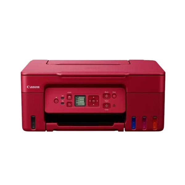 Inkjet multifunctional device Canon Pixma G3470, 3 in 1, A4, Wi-Fi, Photo Cube, PP-201 40 SH, red