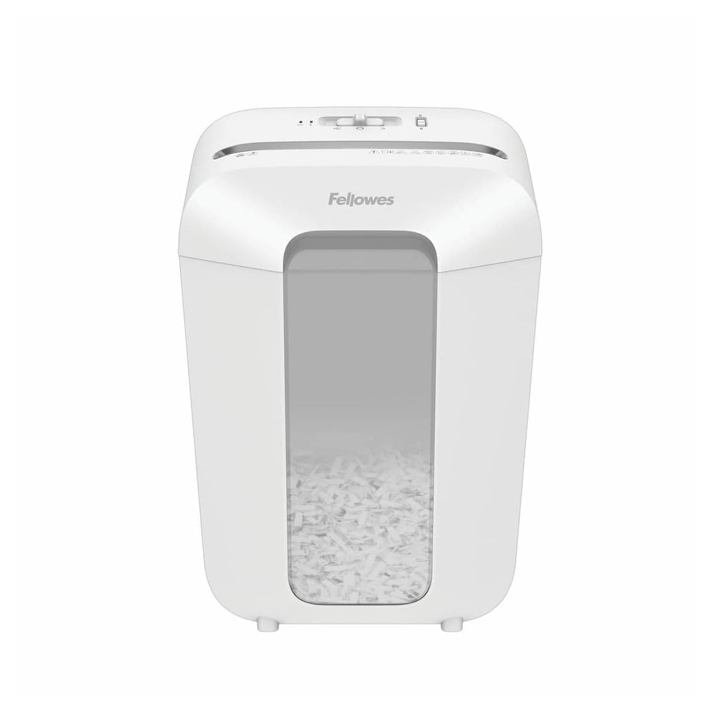 Shredder for destruction of documents Fellowes Powershred LX70, Cross-Cut, white, P-4, volume of bin 18 L, time for work 5 min