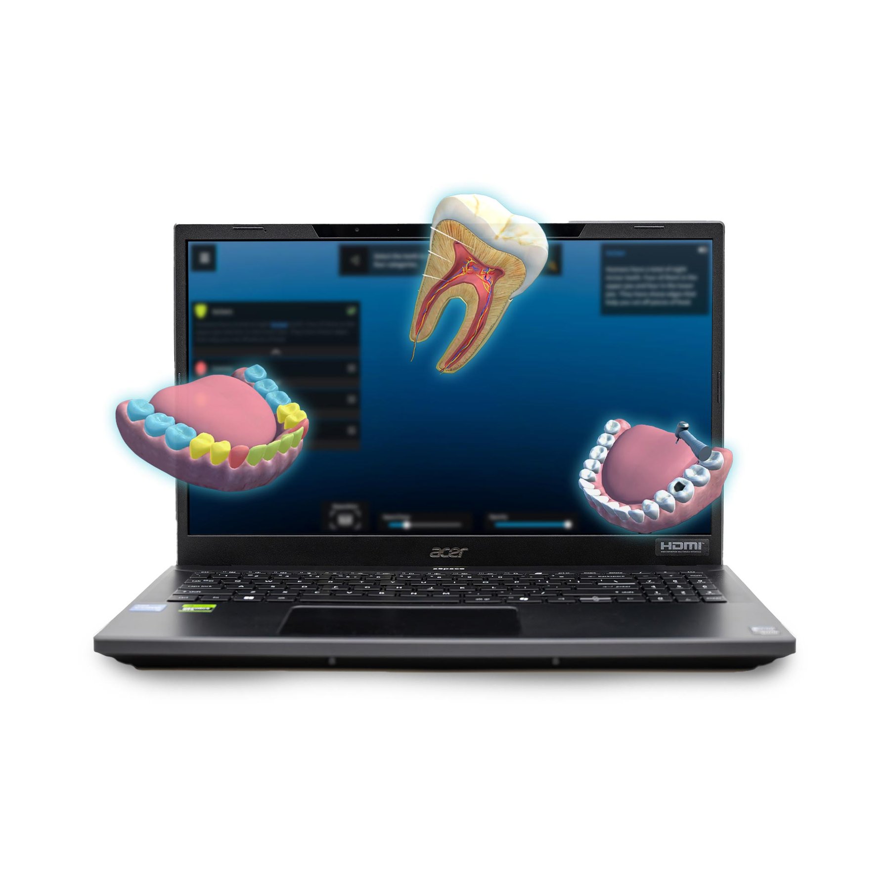 Laptop zSpace Inspire 2, stereoscopic, 15.6'', Intel Core i5, 512 GB SSD, 16 GB RAM, with included software, NVIDIA GeForce RTX 4050, Windows