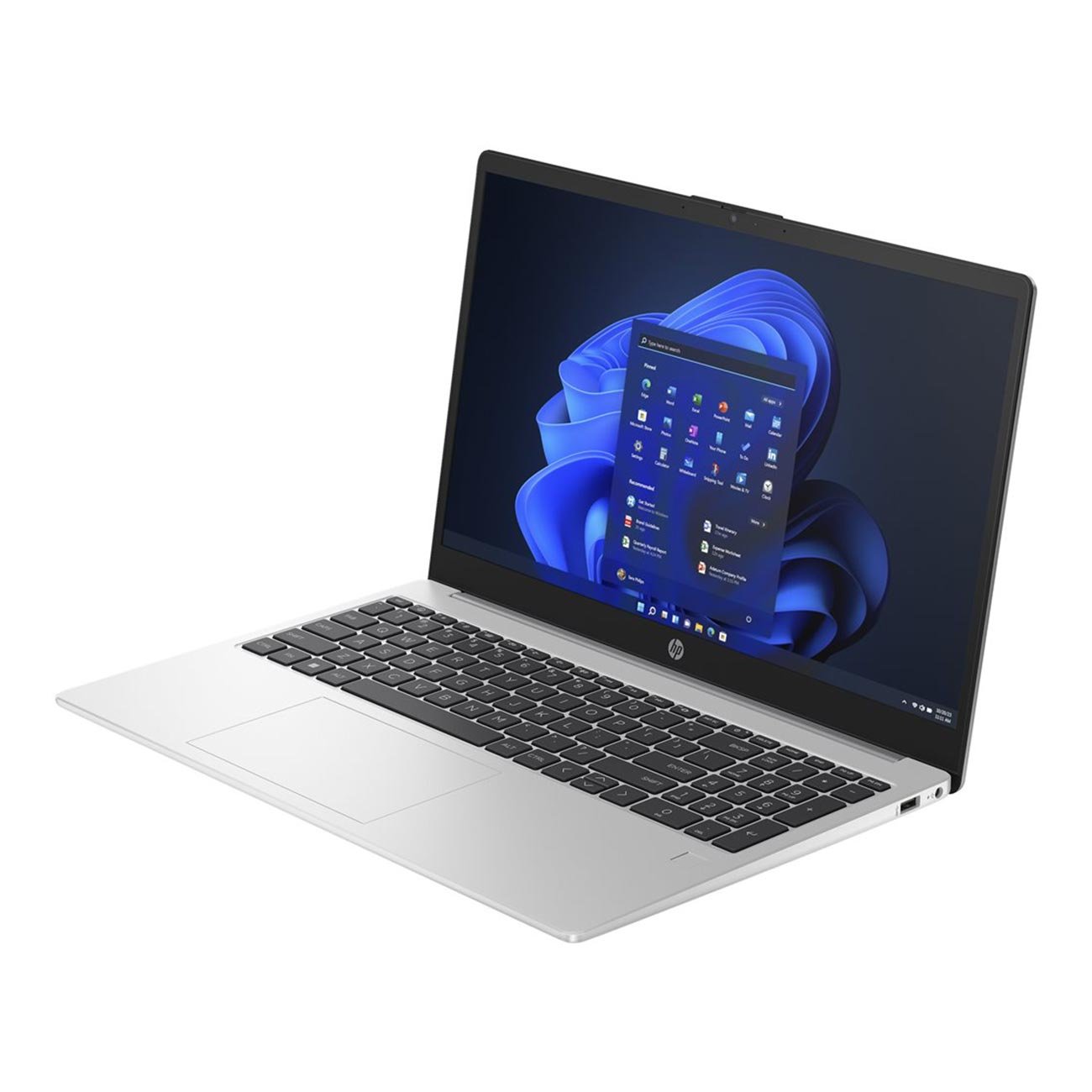 Laptop HP 250 G10, 15.6'', FullHD IPS, Intel Core i3, 256 GB SSD, 8 GB RAM, Intel UHD Graphics, Silver