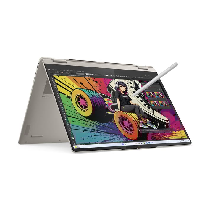Лаптоп Lenovo Yoga 7, 16'', WQXGA+, AMD Ryzen AI 7, 1 TB SSD, 32 GB RAM, Windows 11 Home, Integrated AMD Radeon 860M Graphics