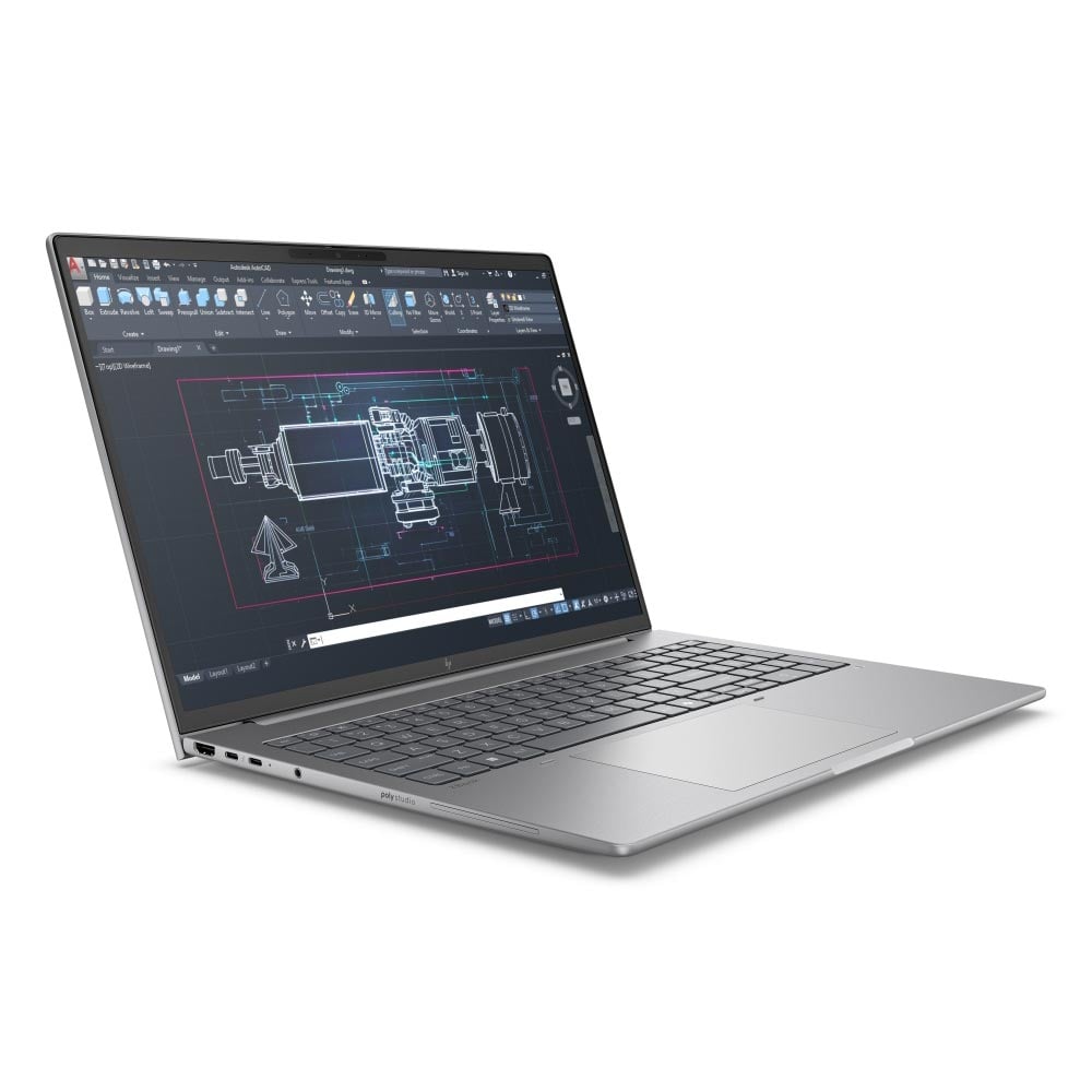 Laptop HP Zbook 8 G1I, 16'', 120 Hz, Intel Core Ultra 7, 2 TB SSD, 64 GB RAM, Windows 11 Pro, NVIDIA RTX 500 Ada, RJ-45, silver