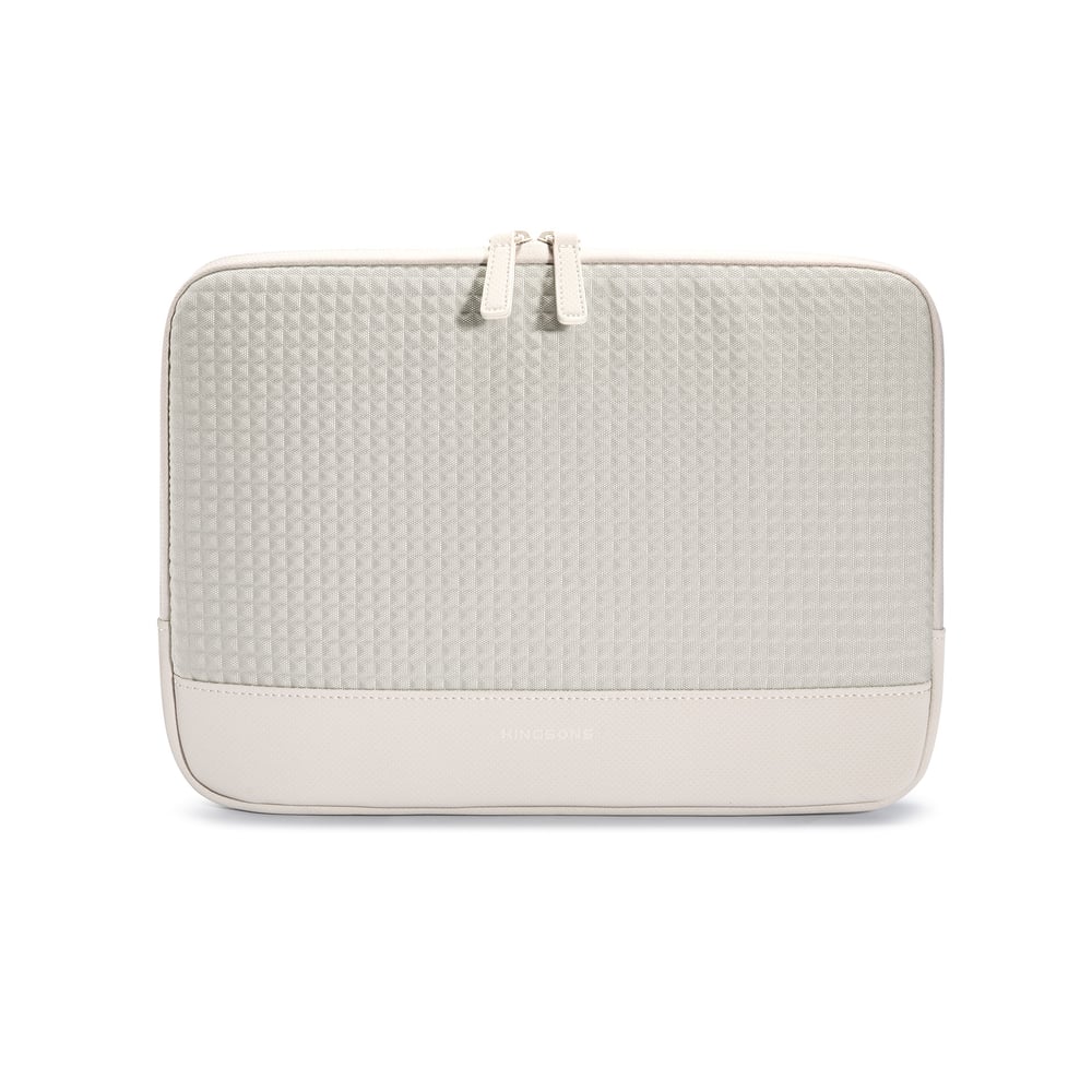 Kingsons Pure Elegance Laptop Sleeve, 14", beige