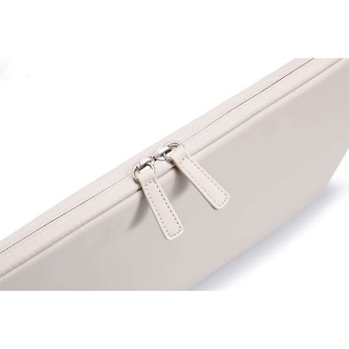 Kingsons Soft Touch Laptop Sleeve, 16", beige