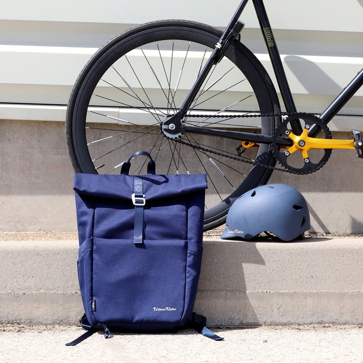 Раница за лаптоп TNB Urban Retro, 15.6'', 15 L, синя