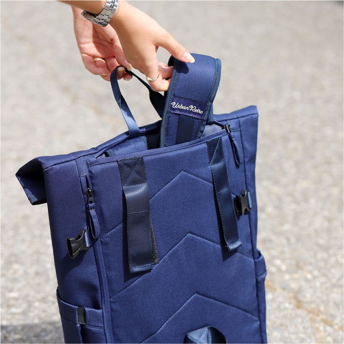 Раница за лаптоп TNB Urban Retro, 15.6'', 15 L, синя