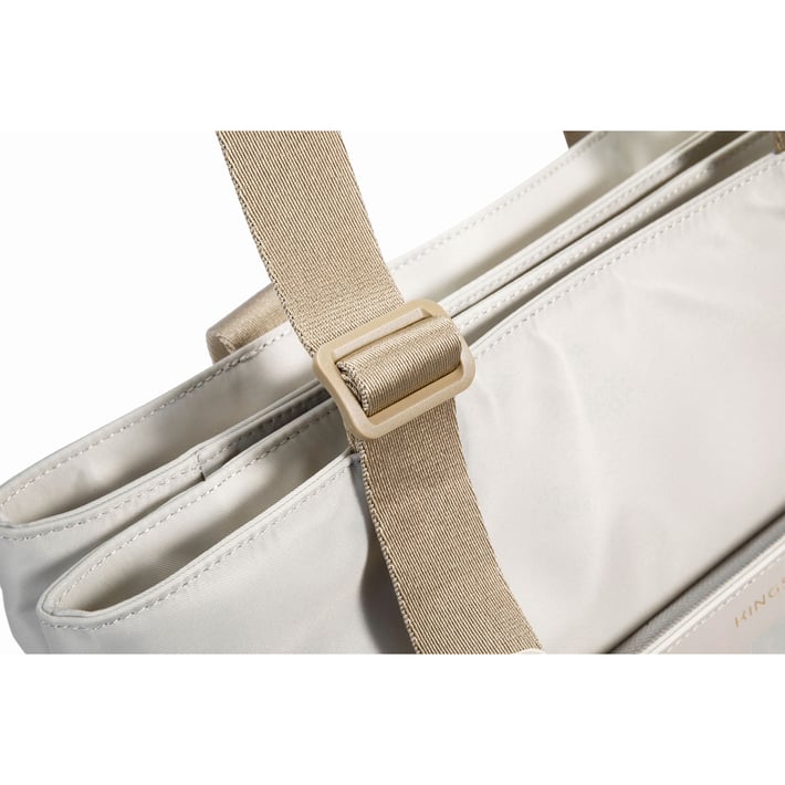 Kingsons Aura Laptop Bag, women’s, 15.6", beige