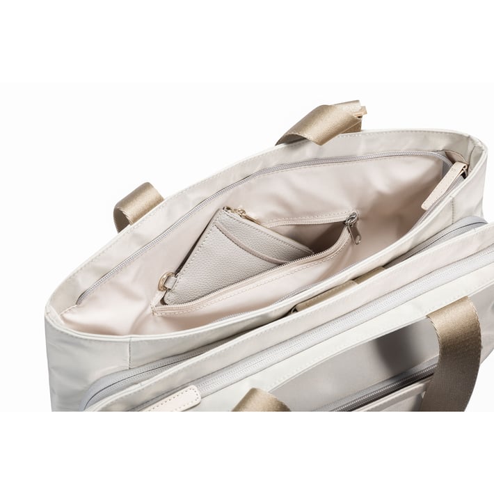 Kingsons Aura Laptop Bag, women’s, 15.6", beige