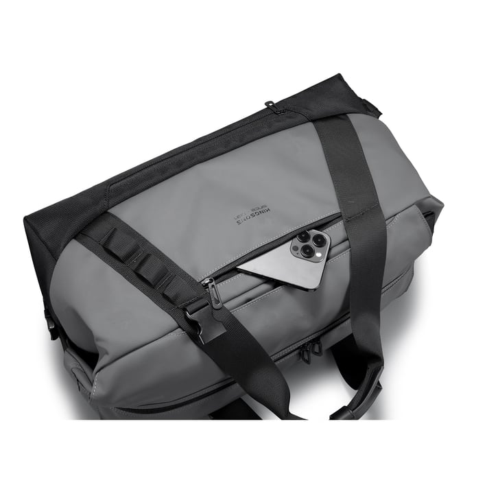 Сак за фитнес и пътуване Kingsons Flexcarry, 3 в 1, сив