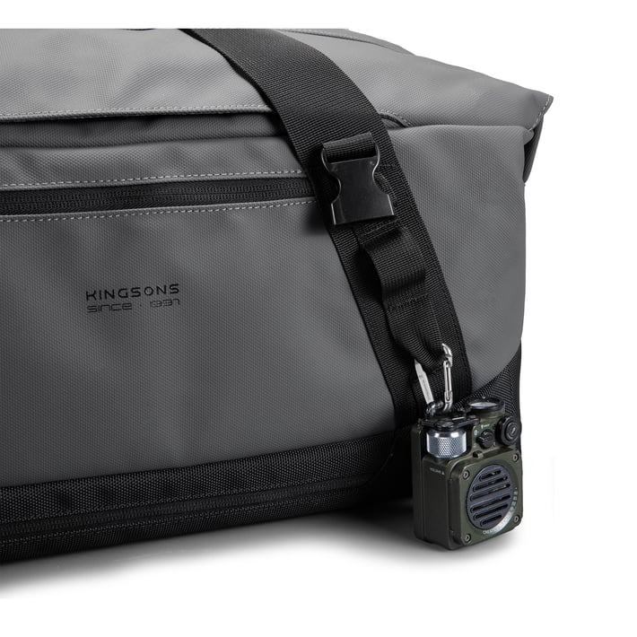 Сак за фитнес и пътуване Kingsons Flexcarry, 3 в 1, сив