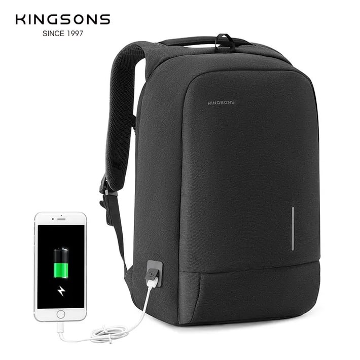 Kingsons Metroshield Backpack, 17", grey