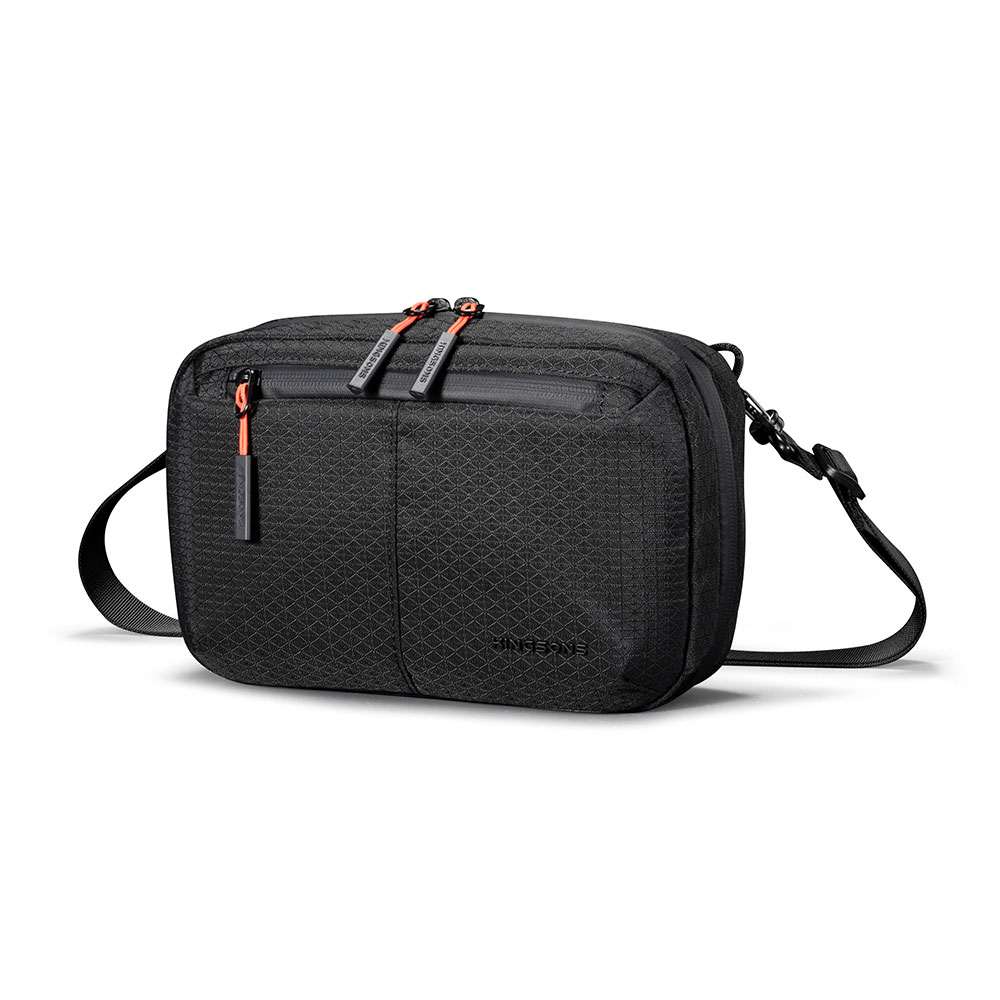 Kingsons Trackguard Shoulder Bag, black