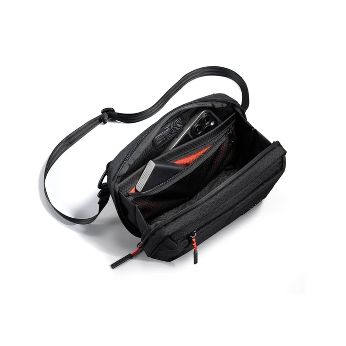 Kingsons Trackguard Shoulder Bag, black