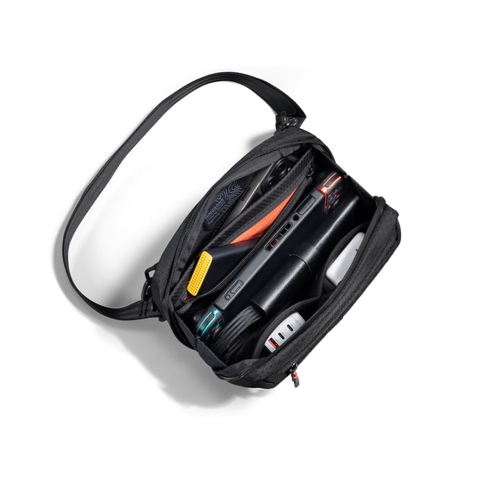 Kingsons Trackguard Shoulder Bag, black