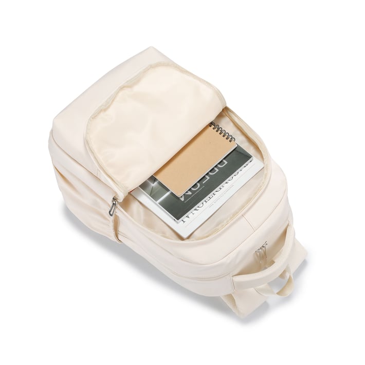 Kingsons Vibe School Backpack, beige