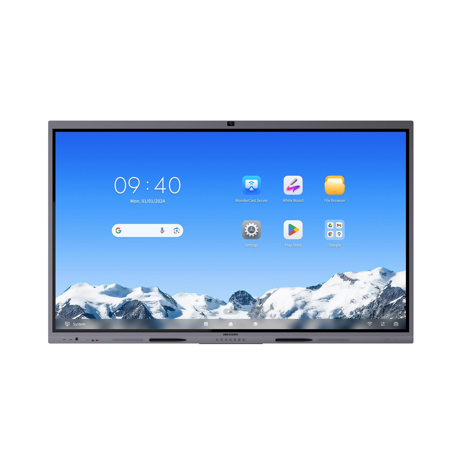 Interactive display Hikvision DS-D5C65RB/B2L, 65'', EDLA, with camera, DLED, 60 Hz
