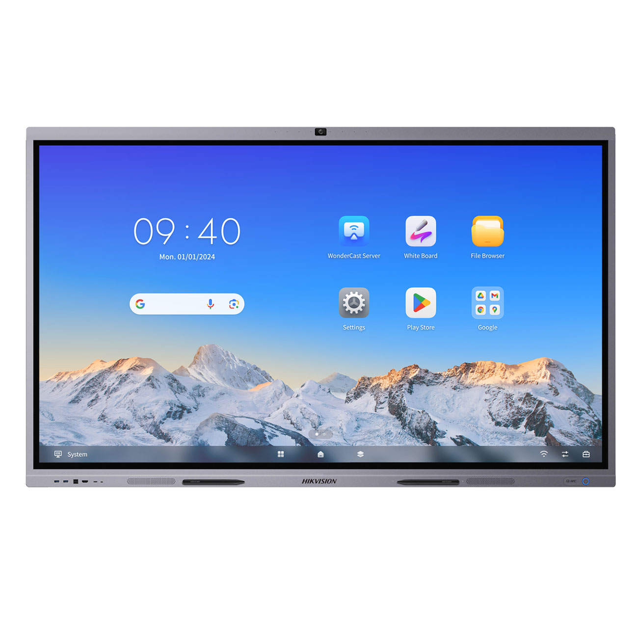 Hikvision Interactive Display DS-D5C98RB/B, 98", with camera, EDLA, DLED, 600 cd/m?, 60 Hz