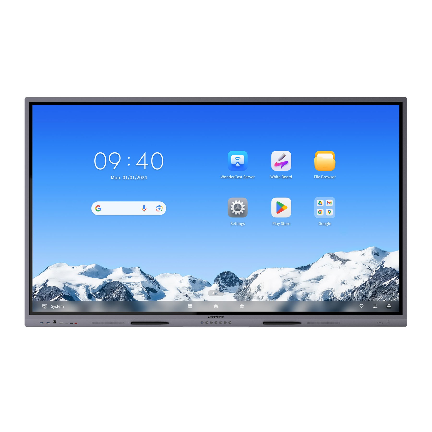 Hikvision DS-D5C86RB/A2L Interactive Display, 86'', EDLA, DLED, 60 Hz