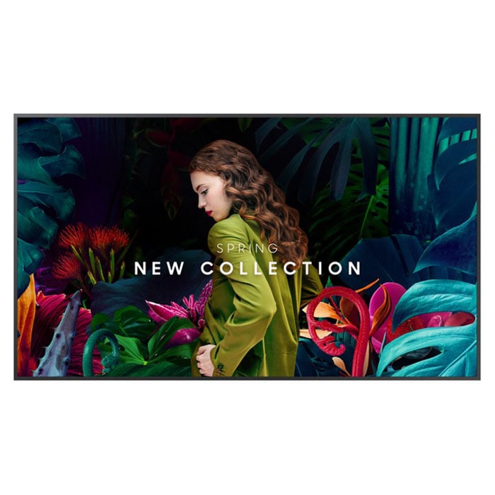 Professional display Samsung QB85C-N, 85'', VA, Ultra HD, 16/7, 350 cd/m2, 10 ms, no Bluetooth/Wi-Fi
