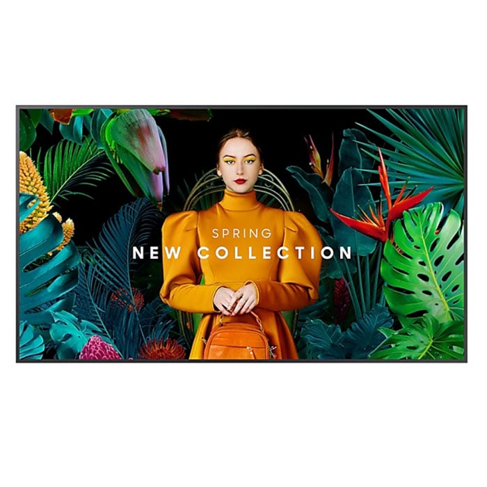 Professional display Samsung QM85C, 85'', Ultra HD, VA, 24/7, 500 cd/m2, 10 ms, 3840 x 2160, HDMI, USB