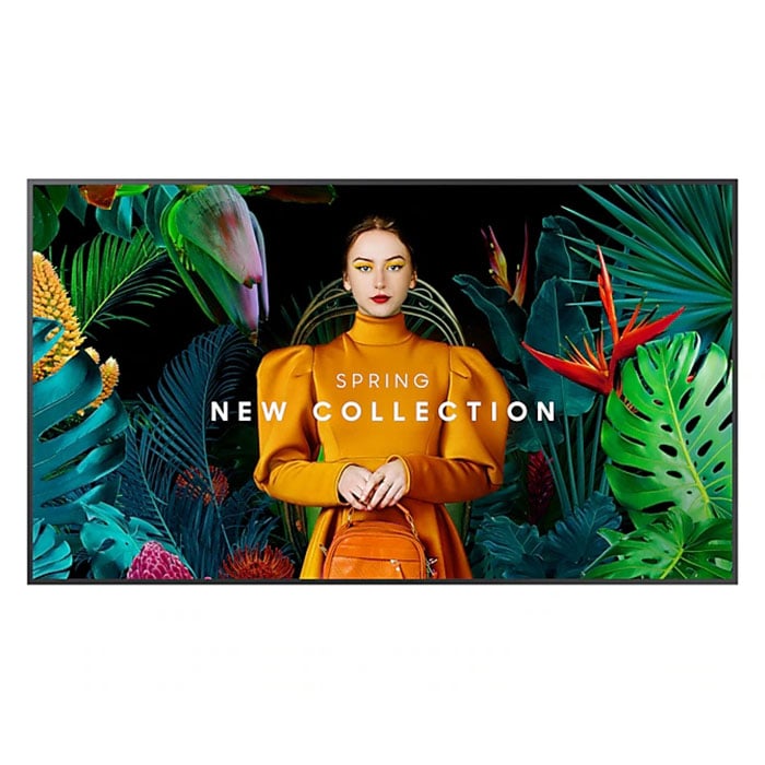 Professional display Samsung QH65C, 65'', Ultra HD, VA, 24/7, 8 ms, 700 cd/m2, 3840 x 2160, 3 HDMI, 2 USB