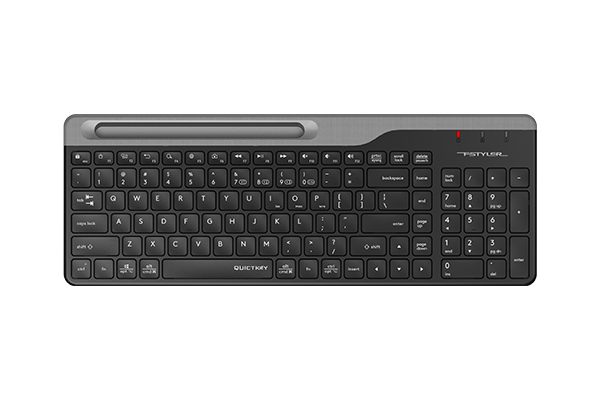 Keyboard A4Tech Fstyler FBK25, wireless, Cyrillic, 2.4 GHz/Bluetooth, black