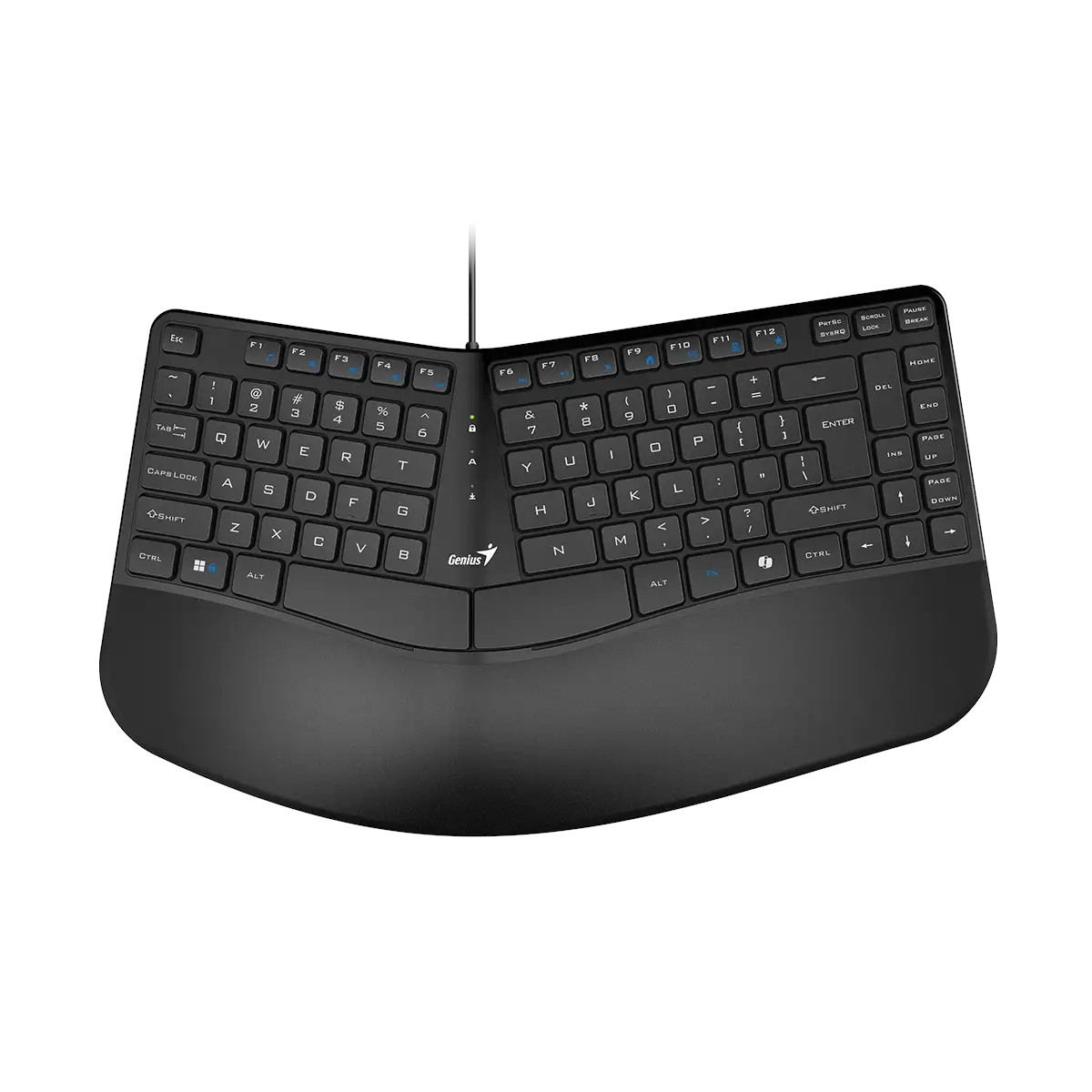 Keyboard Genius Ergo KB-700, with cable 1.5 m, USB, 12 fast buttons, black