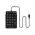 Клавиатура A4Tech FK13P, Numpad, с цифри, USB, 1.5 m кабел, черна