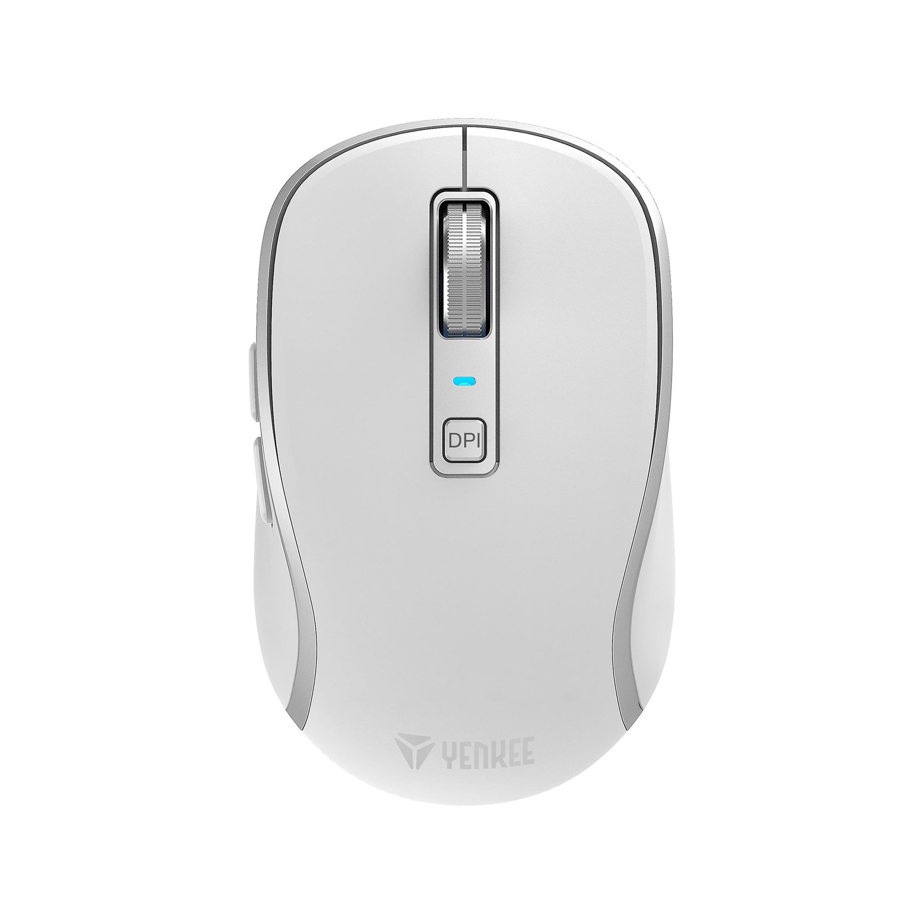 Mouse Yenkee YMS 2085WE, wireless, 2400 dpi, USB, 6 buttons, Li-Polymer, white