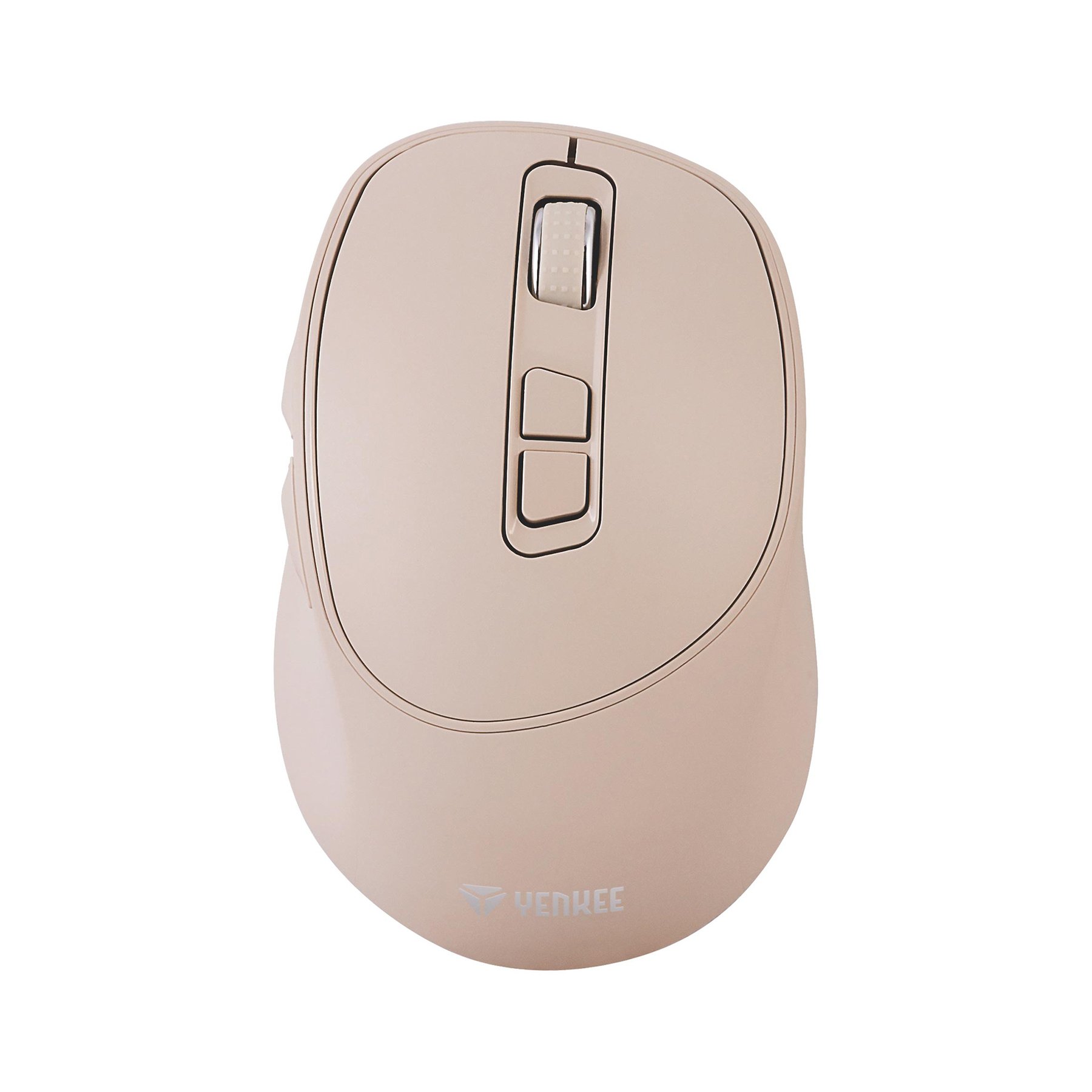 Mouse Yenkee YMS 2080BG, wireless, 2400 dpi, USB, 6 buttons, Li-Polymer, cream