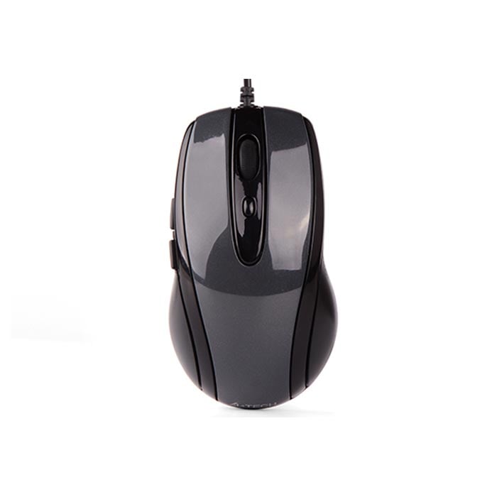 Mouse A4Tech V-Track N-708X, with cable, USB, 6 buttons, black