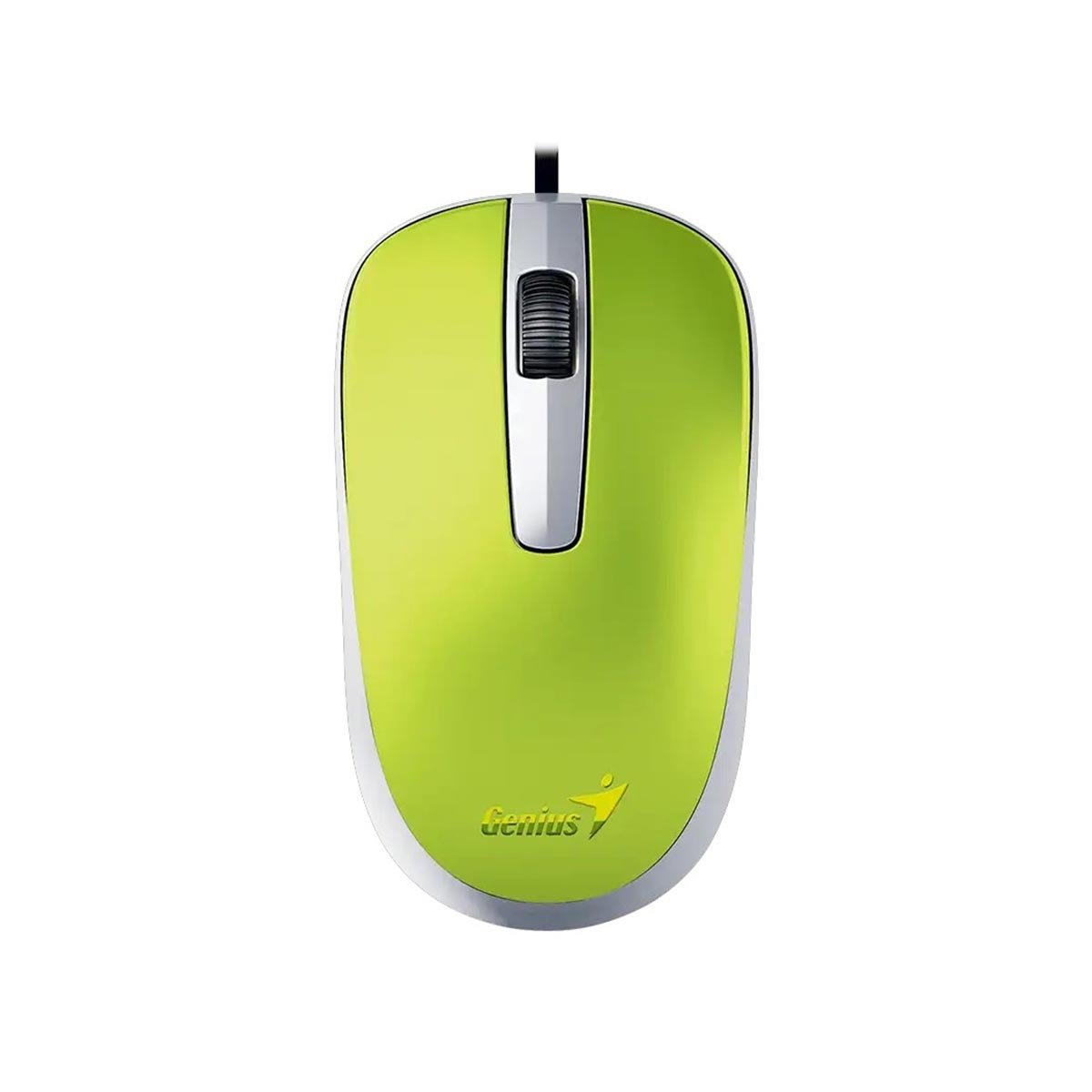 Mouse Genius DX-120, with cable, USB Type-A, 3 buttons, green