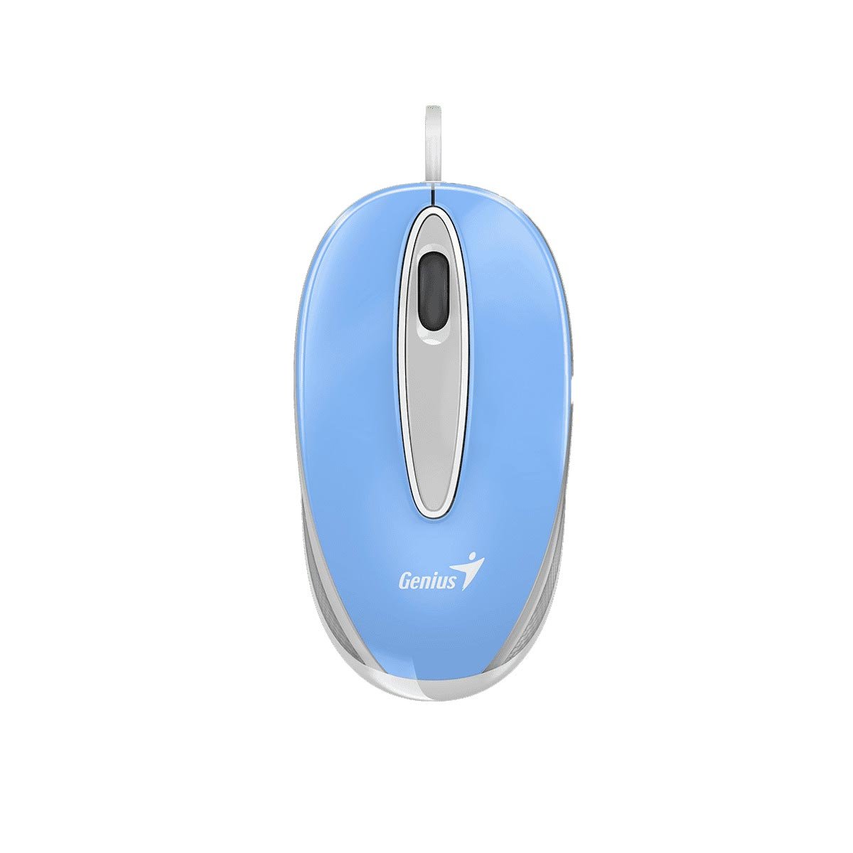 Mouse Genius DX-Mini, with cable, USB Type-A, 3 buttons, blue