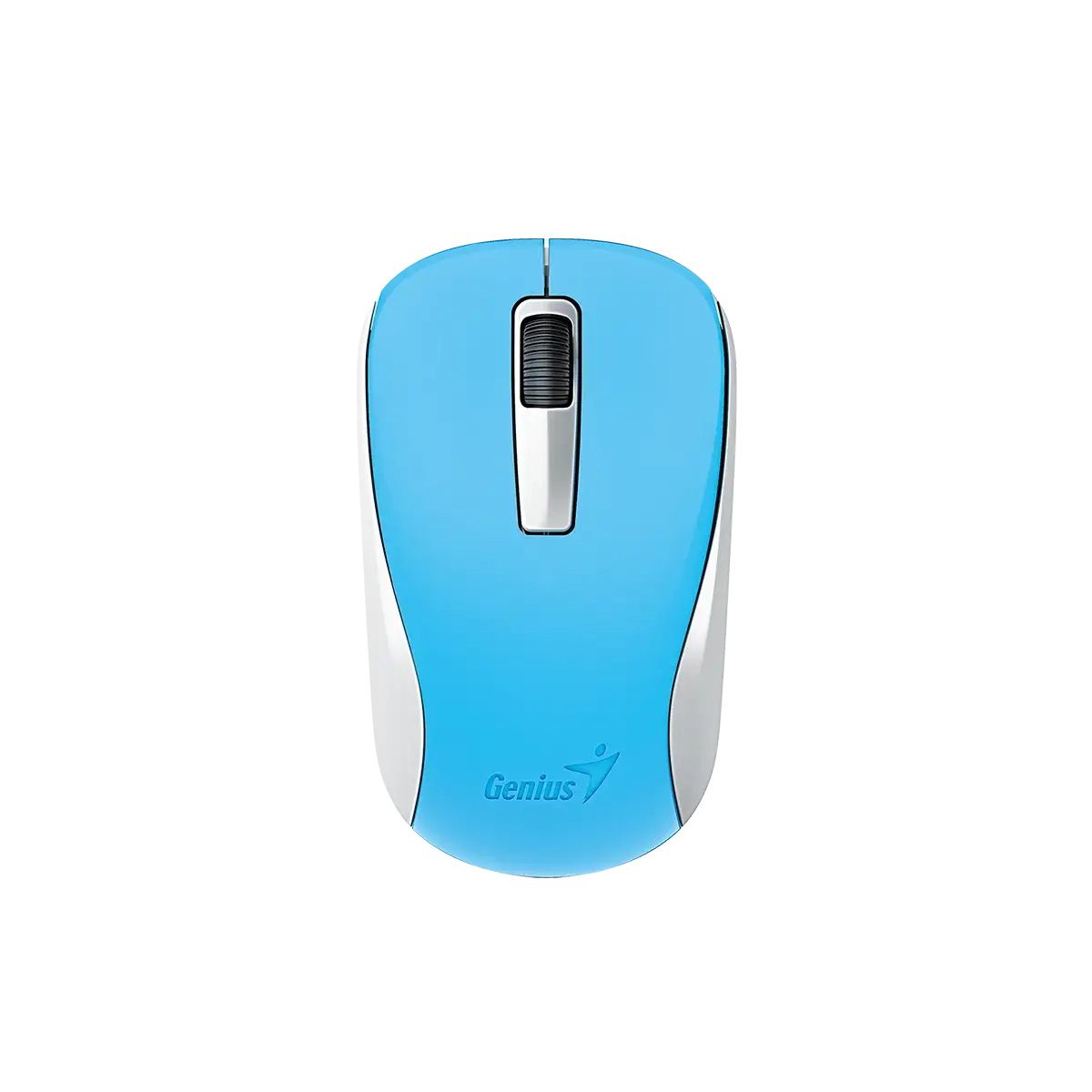 Mouse Genius NX-7005, wireless, USB, 3 buttons, AA, blue
