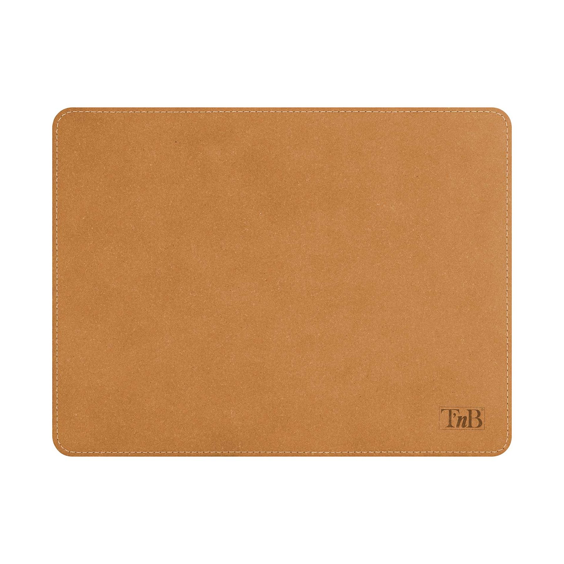 Mouse pad TNB, recycled leather, 2mm, brown