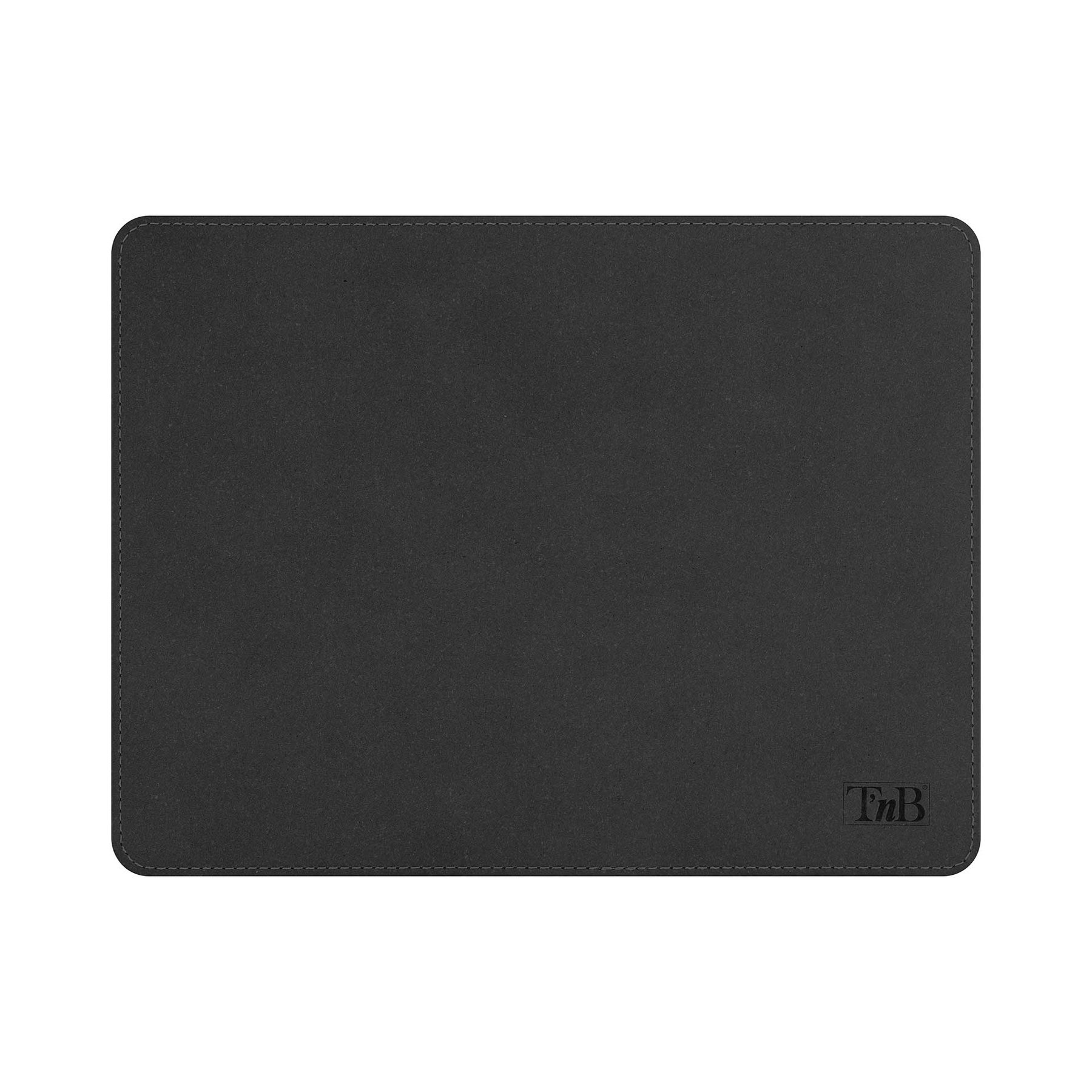 Mouse pad TNB, recycled leather, 2mm, black