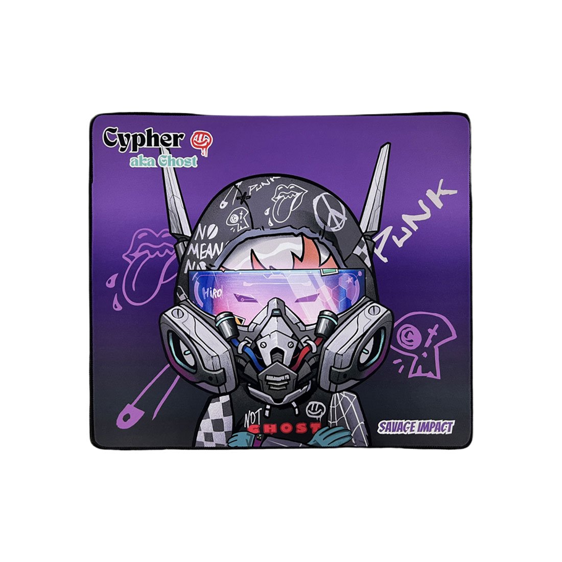 Mouse pad Bloody Cypher Ghost BP-45W, 45 x 40 cm