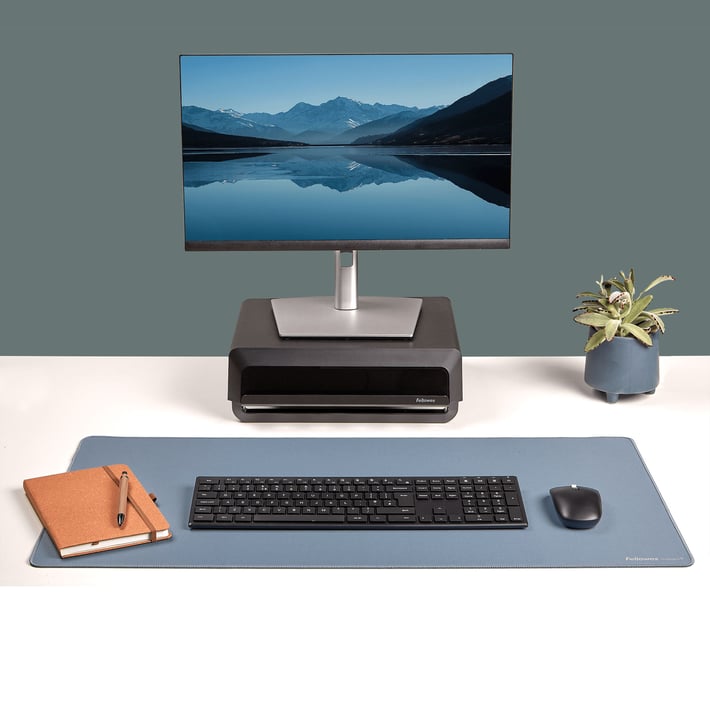 Подложка за бюро Fellowes Breyta, 80 х 40 cm, синя