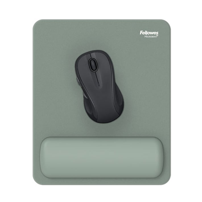 Пад за мишка Fellowes Breyta Hex, 20 x 24 cm, зелен