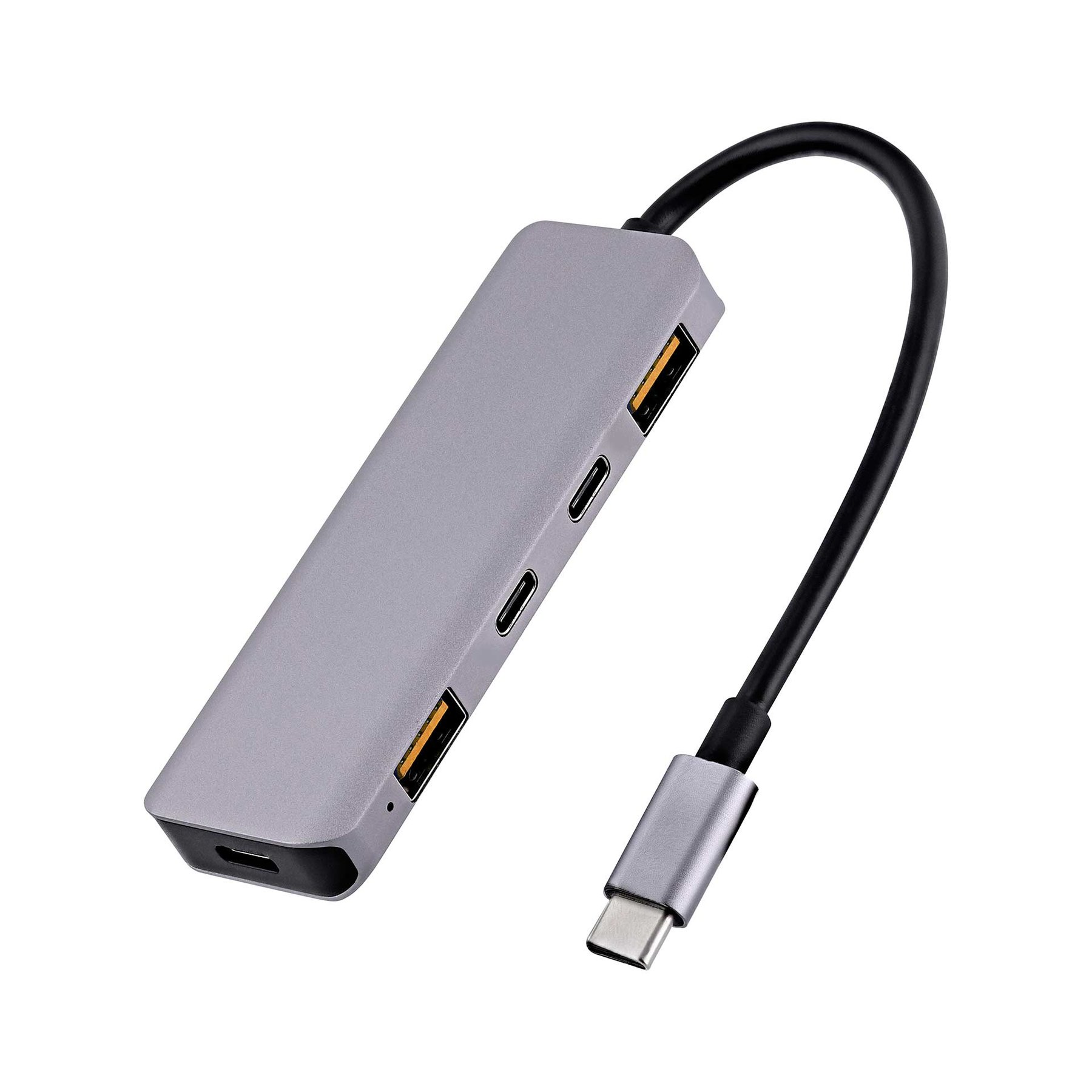 USB Hub TNB, 5 in 1, USB Type-C, gray