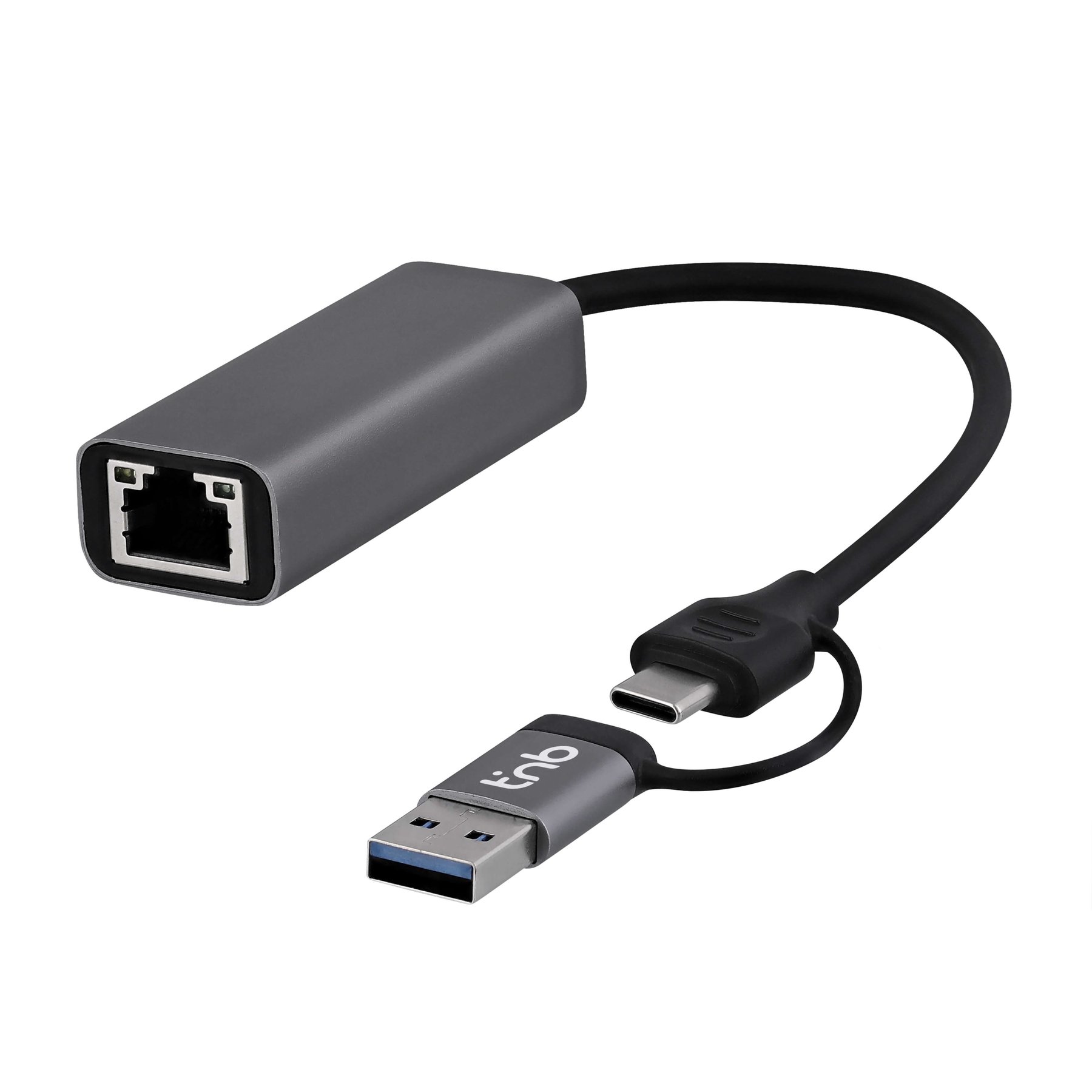 USB Hub TNB, USB Type-A/USB Type-C to RJ45, 2.5 Gbps