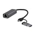 USB Hub TNB, USB Type-A/USB Type-C to RJ45, 2.5 Gbps