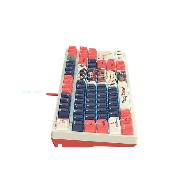 BLOODY AT87 GAMING KEYBOARD WITH CABLE PROXY BOOM